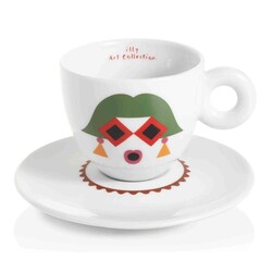 طقم أكواب كابتشينو أولمبيا زانيولي كابتشينو 2019 illy Art Collection 2019 أولمبيا زانيولي طقم أكواب كابتشينو 6 قطع، 170 سم مكعب - 3