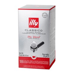 قهوة illy E.S.E، قهوة محمصة متوسطة، 18 قطعة - illy