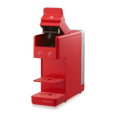 illy F. Francis Y.3 Capsule Coffee Machine, Red - illy