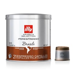 illy Iperespresso Бразильский капсульный кофе, 21 адет - illy