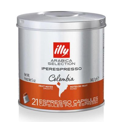 illy كبسولة قهوة إيبريسبريسو كولومبيا، 21 حصة - illy