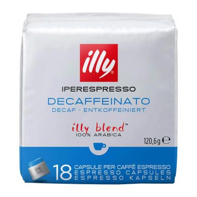 illy Капсульный кофе Iperespresso Decaf, без кофеина, 18 шт. - illy