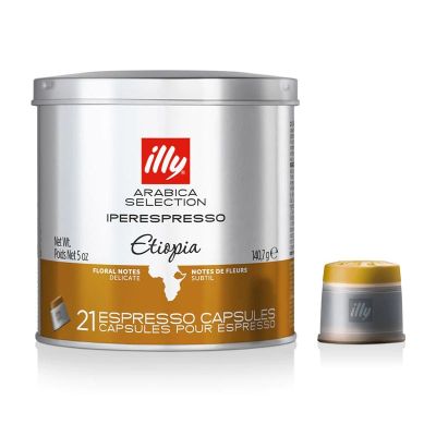 illy كبسولة قهوة إثيوبيا من إيبريسريسو إثيوبيا، 21 أديت - illy