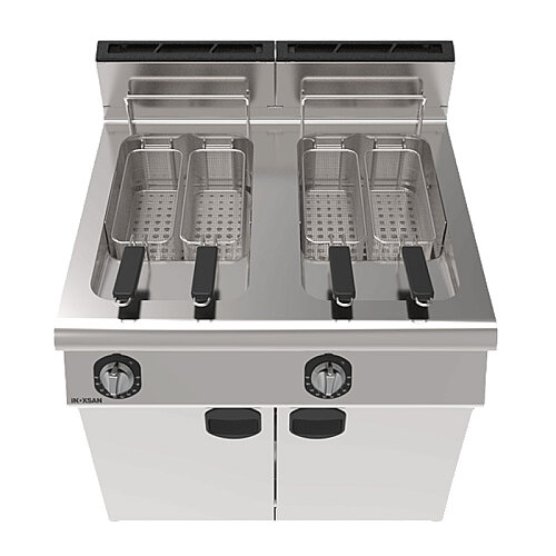 İnoksan INO-7FG20 700 Seri Dolaplı Fritöz, 14+14 L, Gazlı - 2