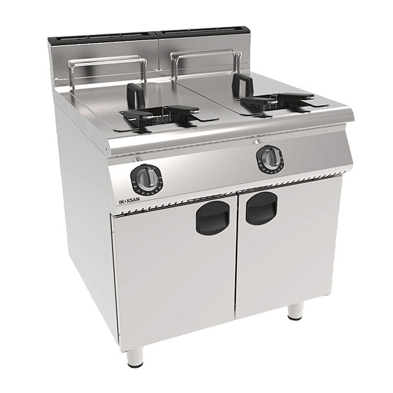 İnoksan INO-7FG20 700 Seri Dolaplı Fritöz, 14+14 L, Gazlı - İnoksan