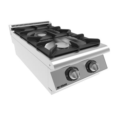 İnoksan Perfect 700 Seri Set Üstü Ocak, 1/2 Modül, Gazlı - 1