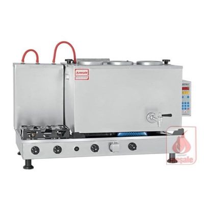 Meşale Inox Çay Kazanı, Akıllı, Full Otomatik, 3 Demlikli - 1