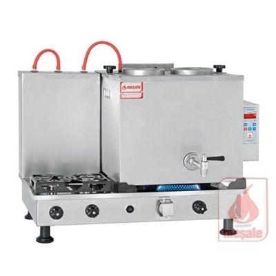 Meşale Inox Çay Kazanı, Dijital, Full Otomatik, 2 Demlikli - 1