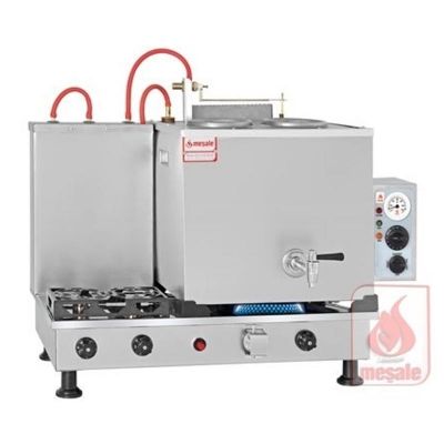 Meşale Inox Klasik Çay Kazanı, Full Otomatik, 2 Demlikli - 1
