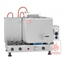 Meşale Inox Klasik Çay Kazanı, Full Otomatik, 2 Demlikli - Meşale