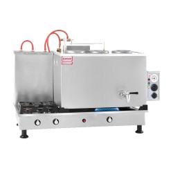 Meşale Inox Full Otomatik Demlikli Klasik Çay Kazanı, Full Otomatik, 75 L - Meşale