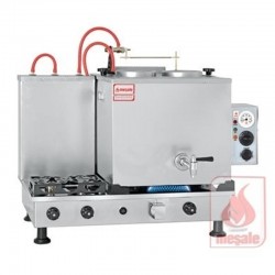 Meşale Inox Turbo Max Çay Kazanı, Full Otomatik, 2 Demlikli - Meşale