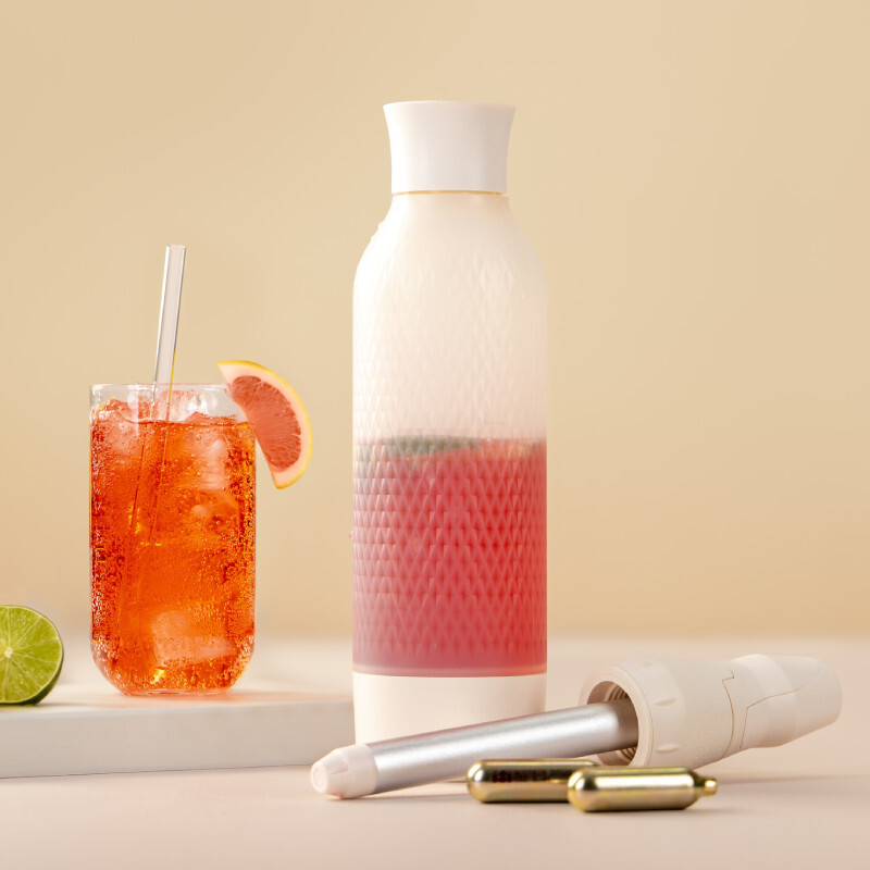 iSi Twist'N Sparkle Virtuoso Soda ve Gazlı İçecek Hazırlama Sistemi, Fildişi - iSi