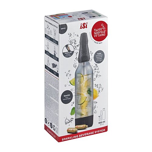 iSi Twist'N Sparkle Virtuoso Soda ve Gazlı İçecek Hazırlama Sistemi, Siyah - 9