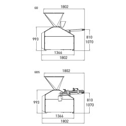 JAC ماكينة بدء تشغيل العجين GD GD - 3