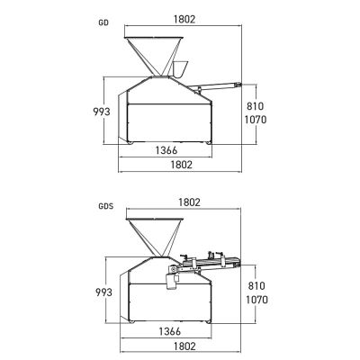 JAC ماكينة بدء تشغيل العجين GD GD - JAC