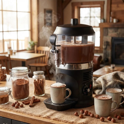 Jelco TS-4000 Hot Chocolate and Sahlep Machine, 5 L, Black - 2