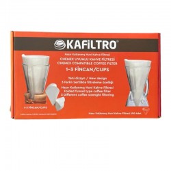 Kafiltro Chemex Filtre Kağıdı, 1-3 Fincan, 100 Adet - Thumbnail