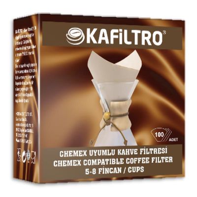 Kafiltro Chemex Filtre Kağıdı, 5-8 Fincan, 100 Adet - 1