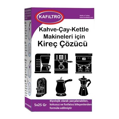Kafiltro Kahve Makinesi Kireç Çözücü, 25 gr, 5 Adet - 1