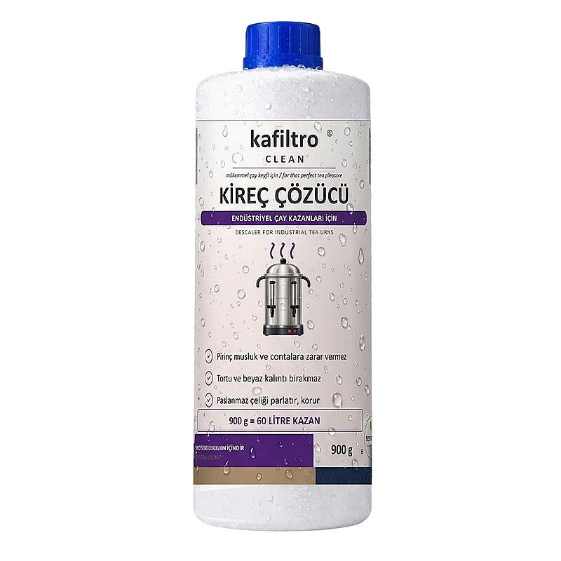 Kafiltro KF-CK-900 Endüstriyel Çay Kazanı Kireç Çözücü Tozu, 900 gr - Kafiltro
