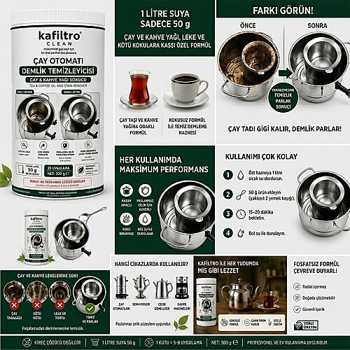 Kafiltro KF-DML-300 Demlik Temizleyicisi, 300 ml - 2