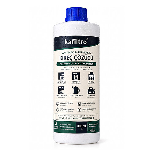 Kafiltro KF-UNI-300 Çok Amaçlı Universal Kireç Çözücü, 300 ml - Kafiltro