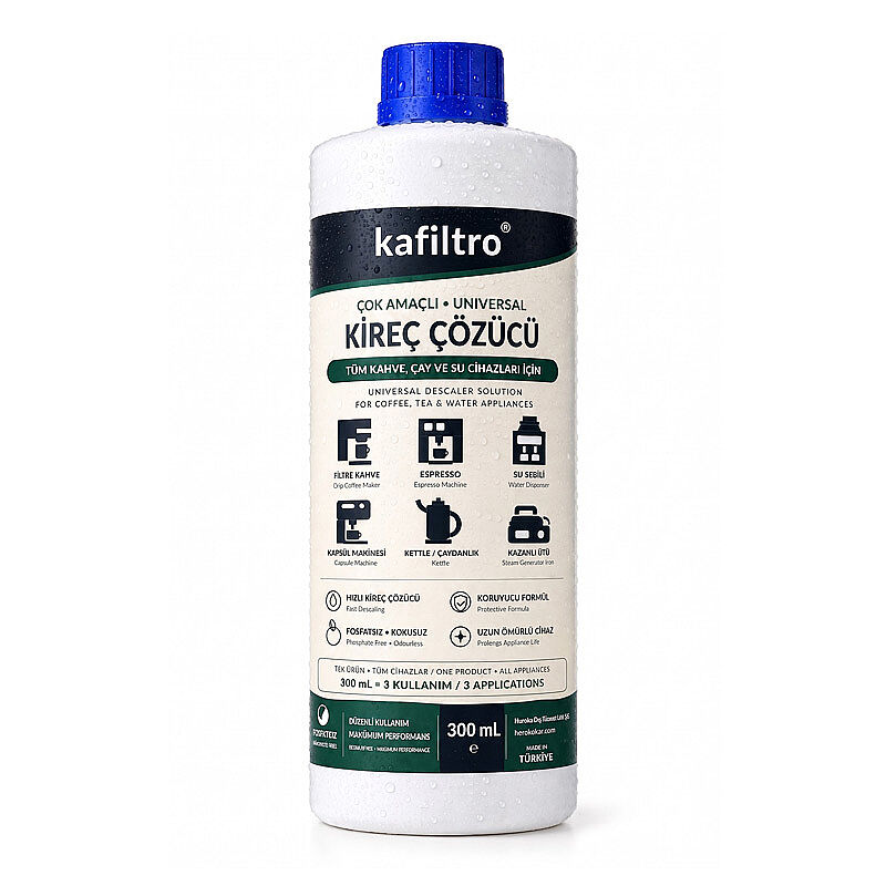 Kafiltro KF-UNI-300 Çok Amaçlı Universal Kireç Çözücü, 300 ml - Kafiltro