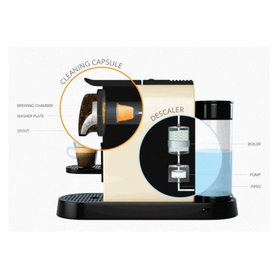 Kafiltro Nespresso Compatible Capsule Coffee Machine Cleaning Detergent, 5 g, 5 Pieces - Kafiltro