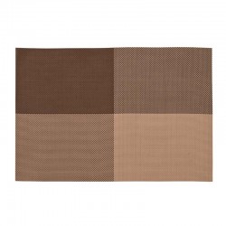 Zicco P-26 Plastik Örgülü Amerikan Servis, 30x45 cm, Kahverengi - Zicco