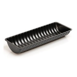 Kaiser Baton Cake Mould, Oval, 30x11 cm, Black - Kaiser