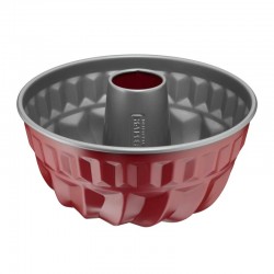 Kaiser Classic Cake Mould, Tubular, Red, 22 cm - Kaiser (1)