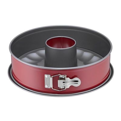 Kaiser Classic Plus Kek Kalıbı, Kelepçeli, 2 Tabanlı, 28 cm, Kırmızı - 1