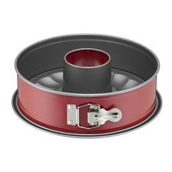Kaiser Classic Plus Tubular Clamp Cake Mould, 26 cm, Red - Kaiser
