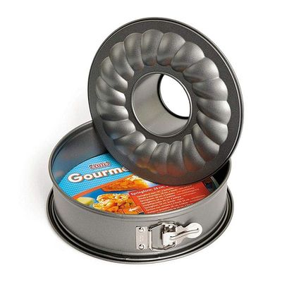Kaiser Gourmet Kek Kalıbı, Kelepçeli, 2 Tabanlı, 28 cm - 1