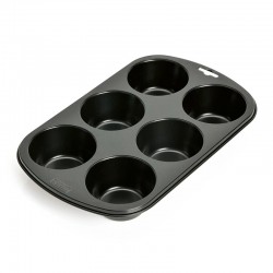 Kaiser Muffin Mould, 6 Chamber, 29x18 cm - Kaiser