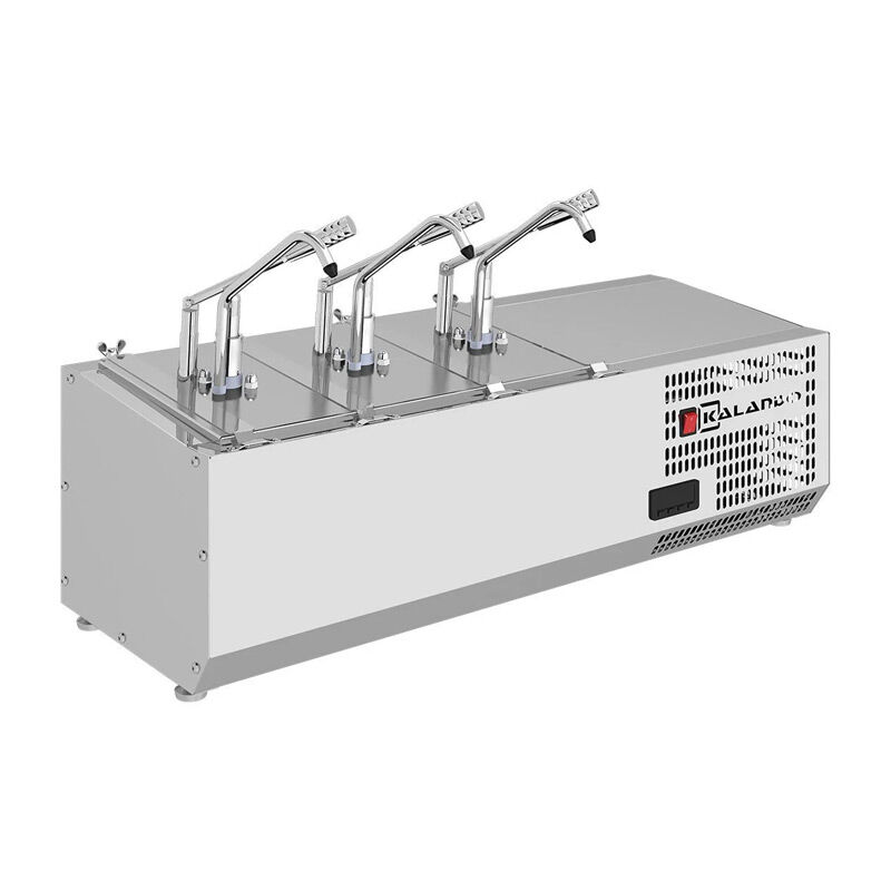 Kalando 540102 GN 1/4 3'lü Soğutmalı Sos Pompası - Kalando