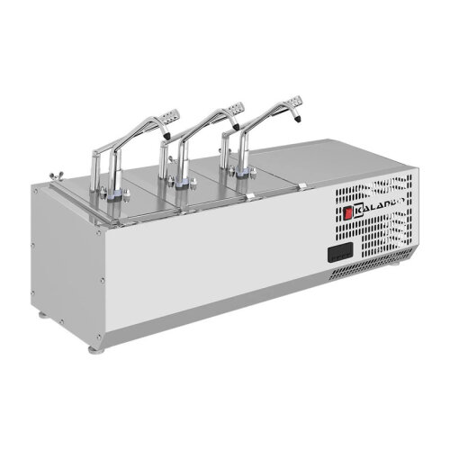 Kalando 540102 GN 1/4 3'lü Soğutmalı Sos Pompası - 1