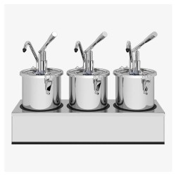 Kalando KD-001 Sauce Pump Set, 3x5 L - 2