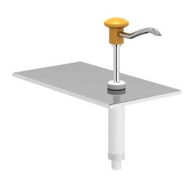 Kalando KD-002 Basmalı Paslanmaz Çelik Sos Pompa Ünitesi, GN 1/3, Sarı - 1