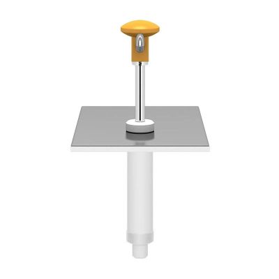 Kalando KD-002 Basmalı Paslanmaz Çelik Sos Pompa Ünitesi, GN 1/4, Sarı - 2