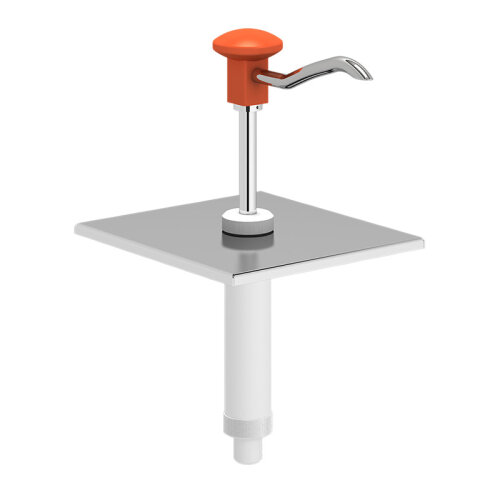 Kalando KD-002 Stainless Steel Sauce Pump Unit, GN 1/6, Orange - Kalando