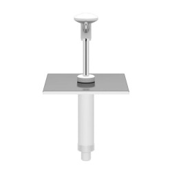 Kalando KD-002 Stainless Steel Sauce Pump Unit, GN 1/6, White - 2