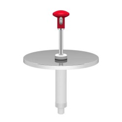 Kalando KD-010-5 Pumped Sauce Pump Unit, Compatible with 5 L Buckets, Red - 2