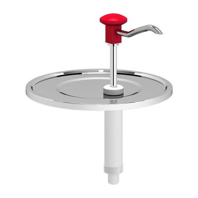 Kalando KD-010 Basmalı Desenli Sos Pompa Ünitesi, 9-10 L Kovalar ile Uyumlu, Kırmızı - Kalando