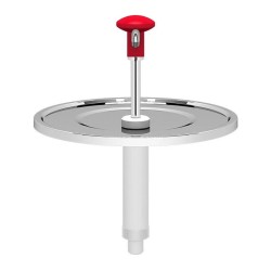 Kalando KD-010 Basmalı Desenli Sos Pompa Ünitesi, 9-10 L Kovalar ile Uyumlu, Kırmızı - 2