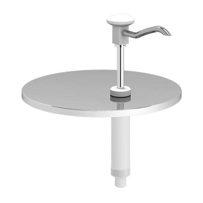 Kalando KD-010 Basmalı Sos Pompa Ünitesi, 9-10 L Kovalar ile Uyumlu, 28.5 cm, Beyaz - Kalando