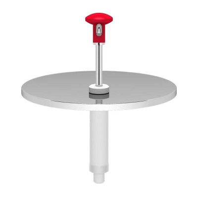 Kalando KD-010 Basmalı Sos Pompa Ünitesi, 9-10 L Kovalar ile Uyumlu, 28.5 cm, Kırmızı - Kalando