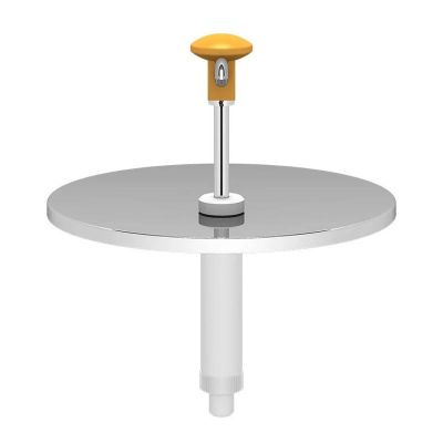 Kalando KD-010 Pneumatic Sauce Pump Unit, Compatible with 9-10 L Buckets, 28.5 cm, Yellow - Kalando