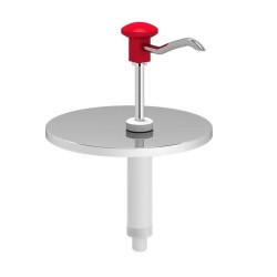 Kalando KD-010 Pneumatic Sauce Pump Unit, Compatible with 9-10 L Buckets, Red - 1